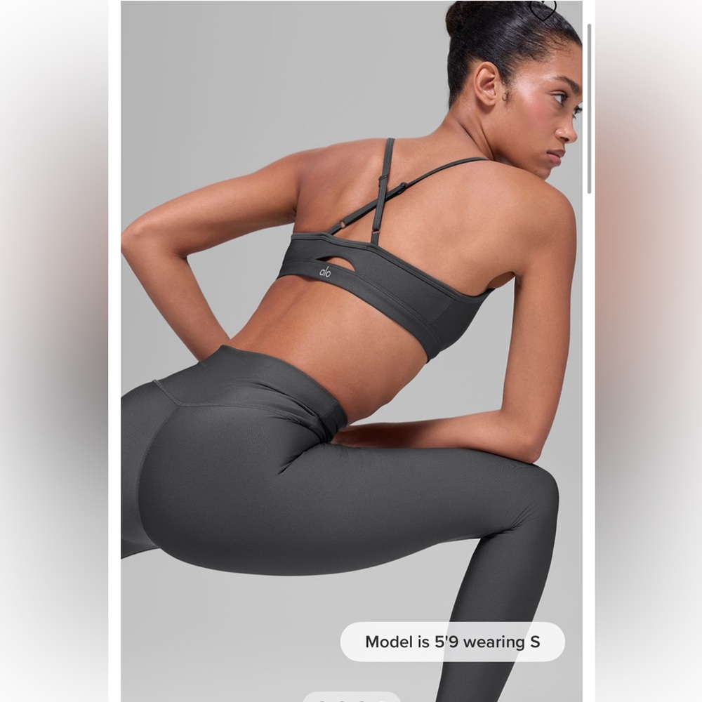 NWT! ALO Yoga 7/8 High-Waist Airlift Legging - Anthracite
